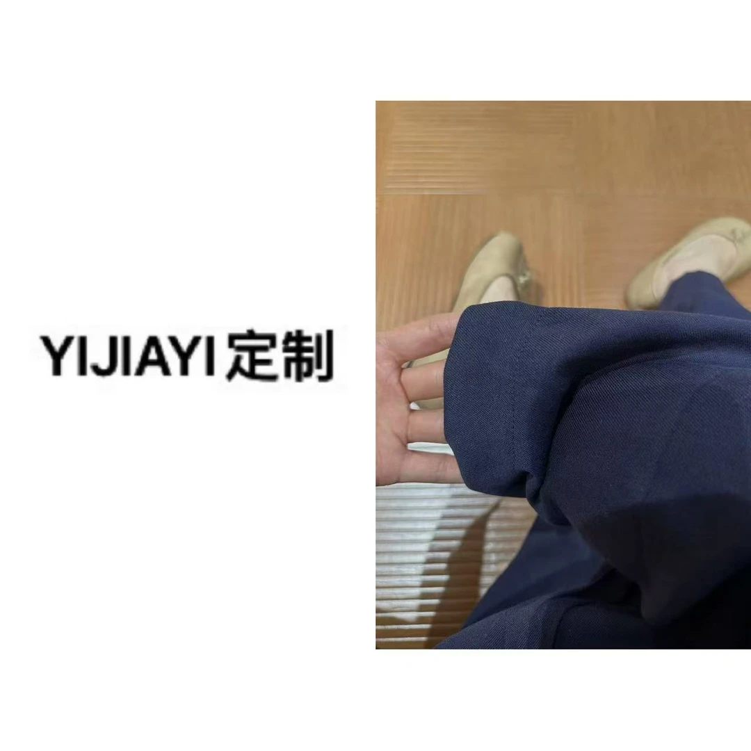 70036夏季纯色自带松弛感阔腿裤同情小众设计感休闲裤