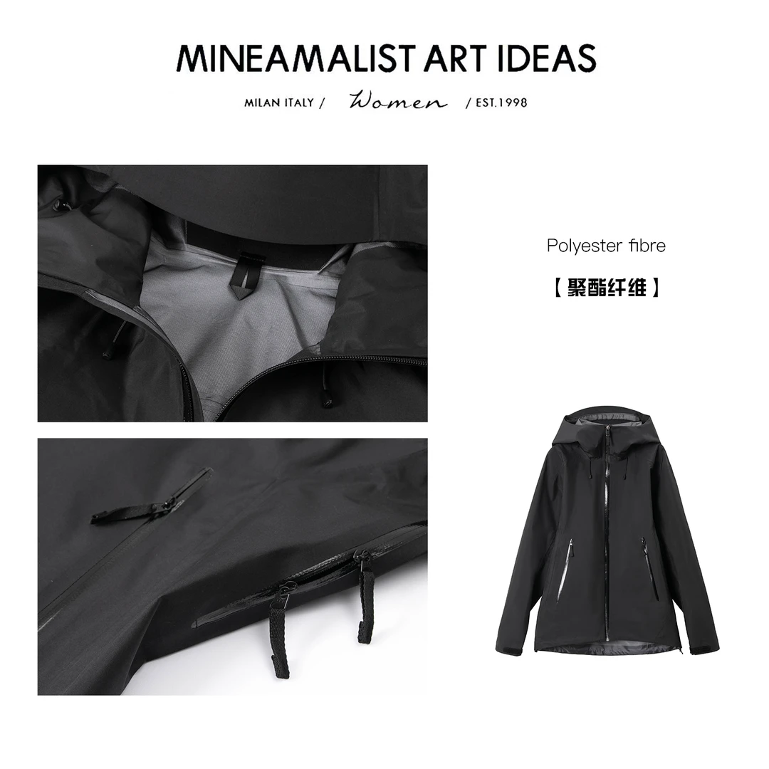MINEAMALIST ART IDEAS经典Beta硬壳连帽冲锋衣夹克外套ZY2282