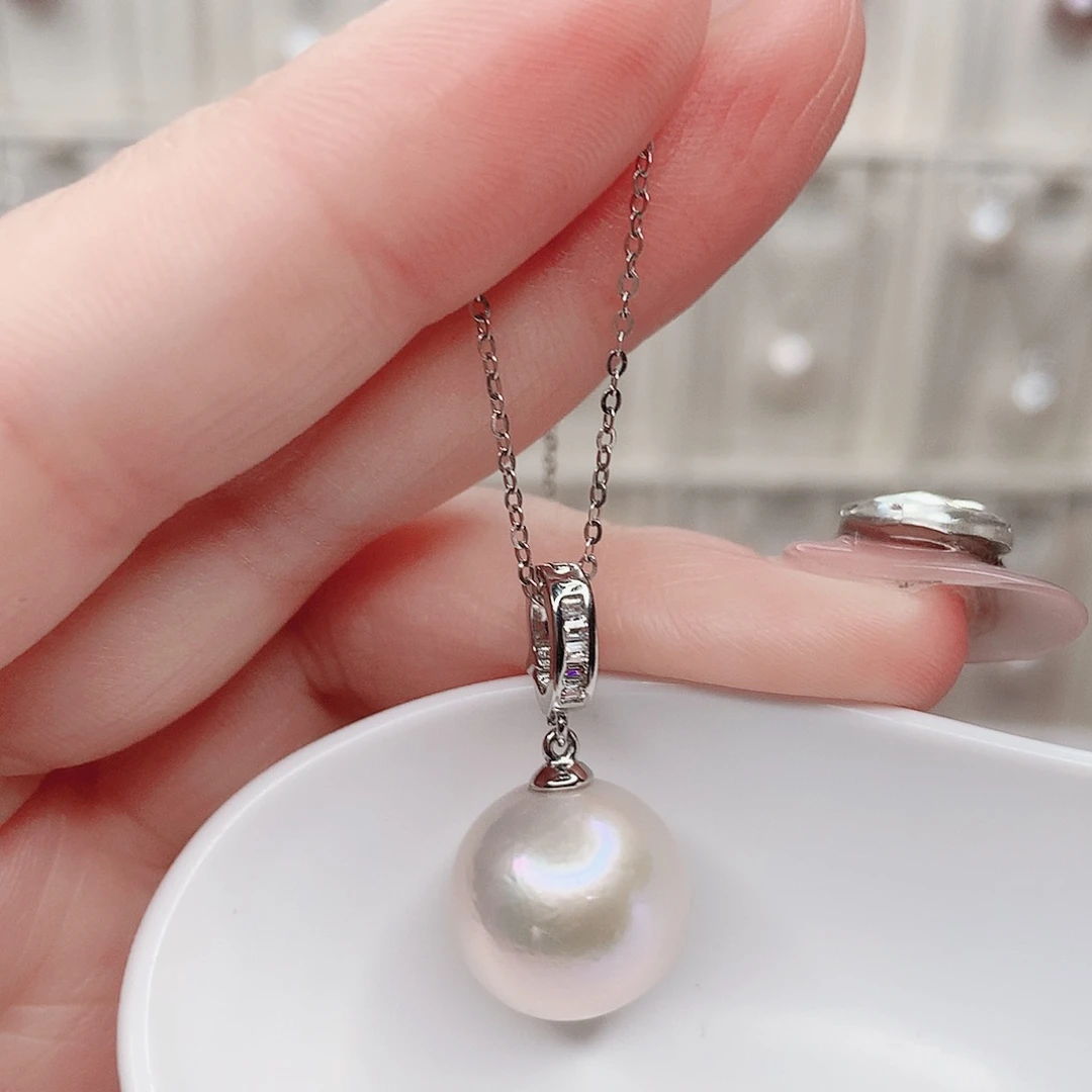合金淡水珍珠吊坠(赠链)