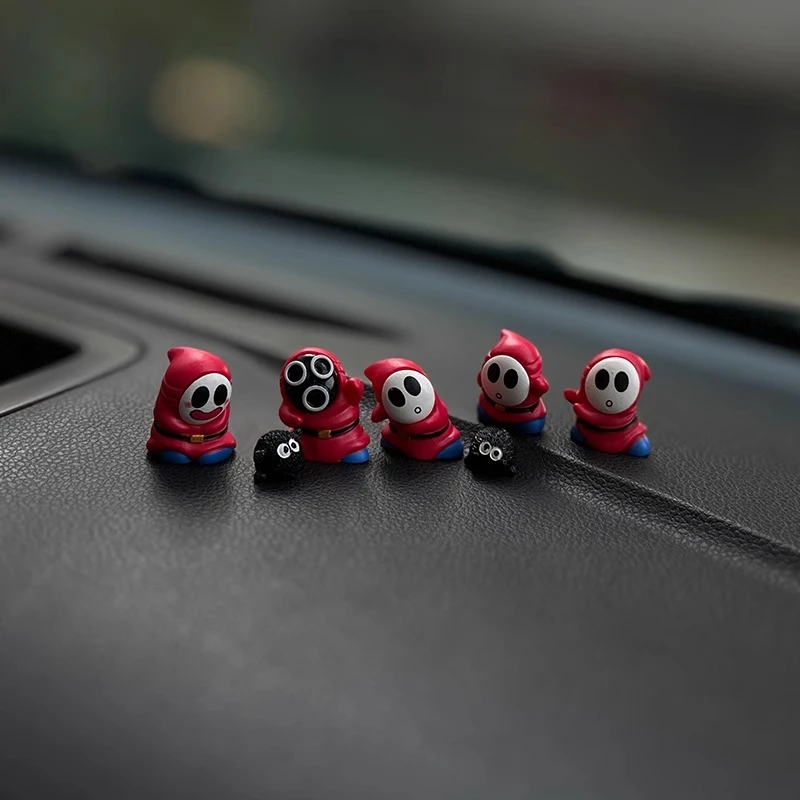 网红搞怪马里奥汽车窗边中控台摆件治愈系女车载卡通车内装饰2025