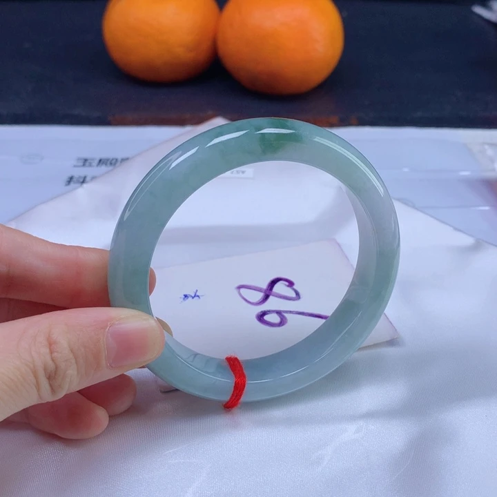 翡翠手镯未镶嵌缅甸天然翡翠57575858