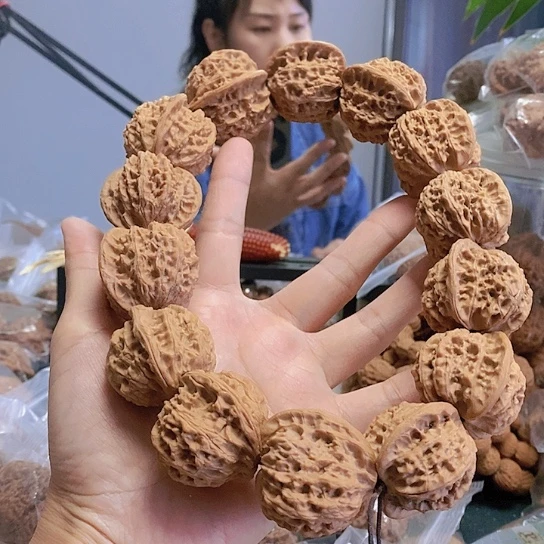 【闪购商品】把件文玩核桃38凤眼小众手持