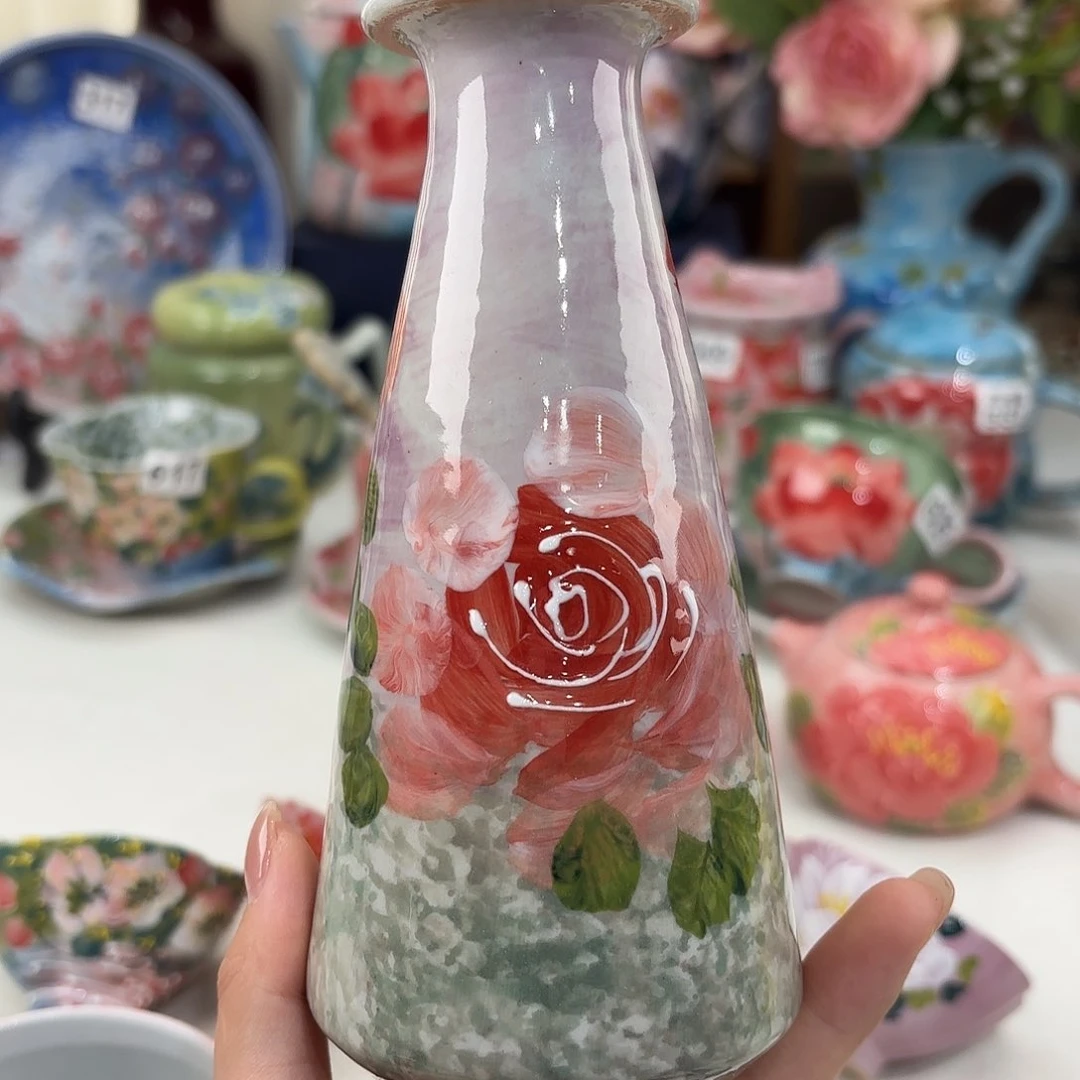 景德镇手绘高温釉下彩陶瓷茶具