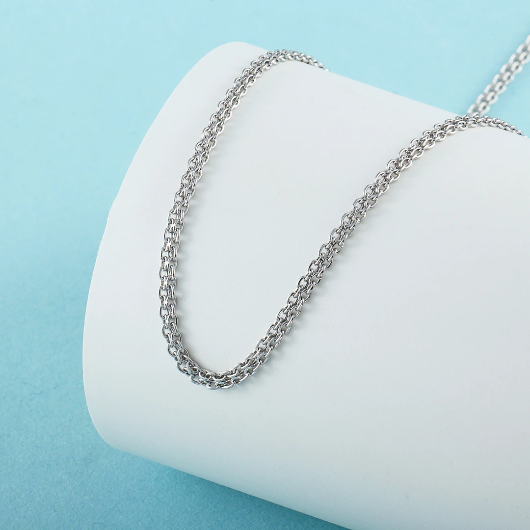 瑞梦缘珠宝 PT990铂金项链 仔仔链素款万能链素链锁骨链S020