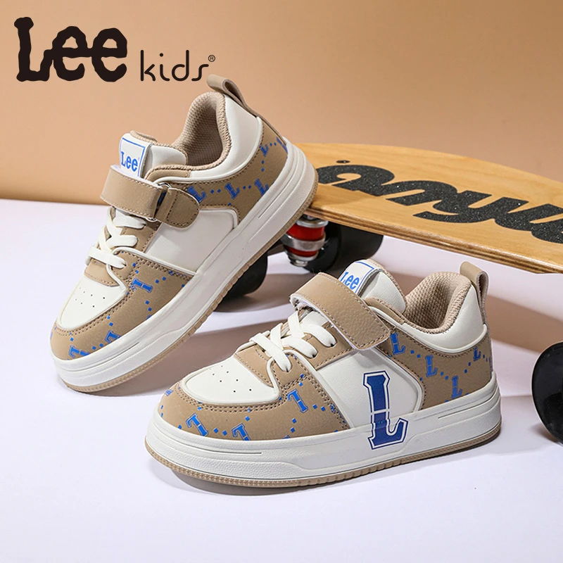 Leekids儿童运动鞋秋冬新款百搭休闲韩系男童运动鞋潮款女童板鞋