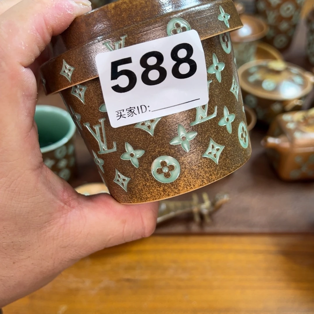 萤***语瓷片龙泉窑龙泉青瓷588