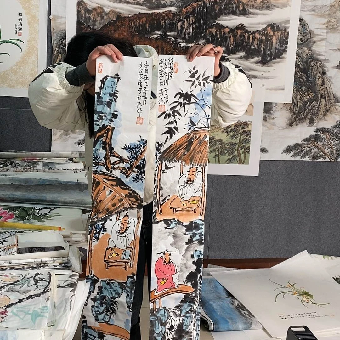 国画手绘手写国画作品51