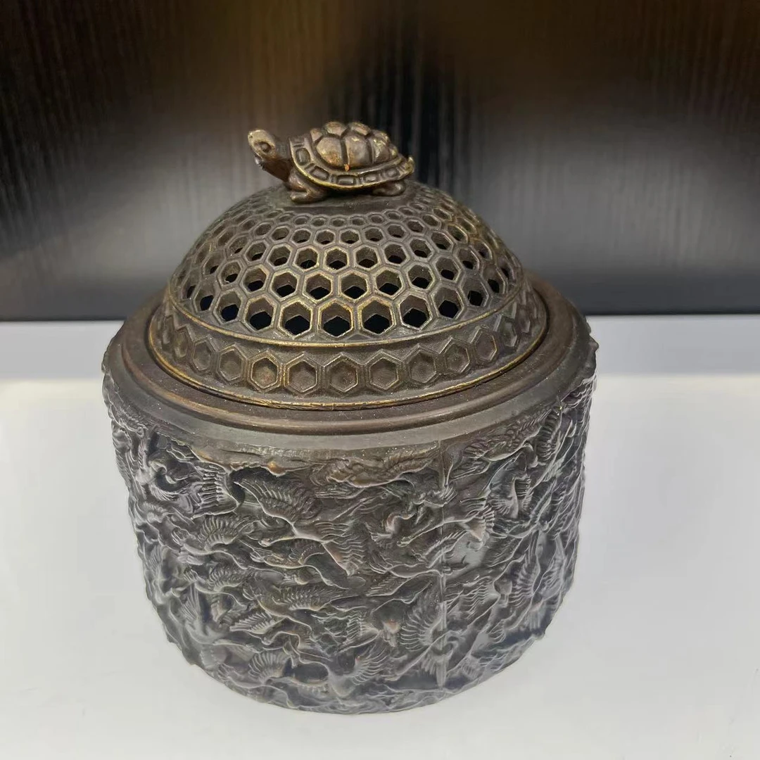 【闪购商品铜器】精品鹤纹香炉