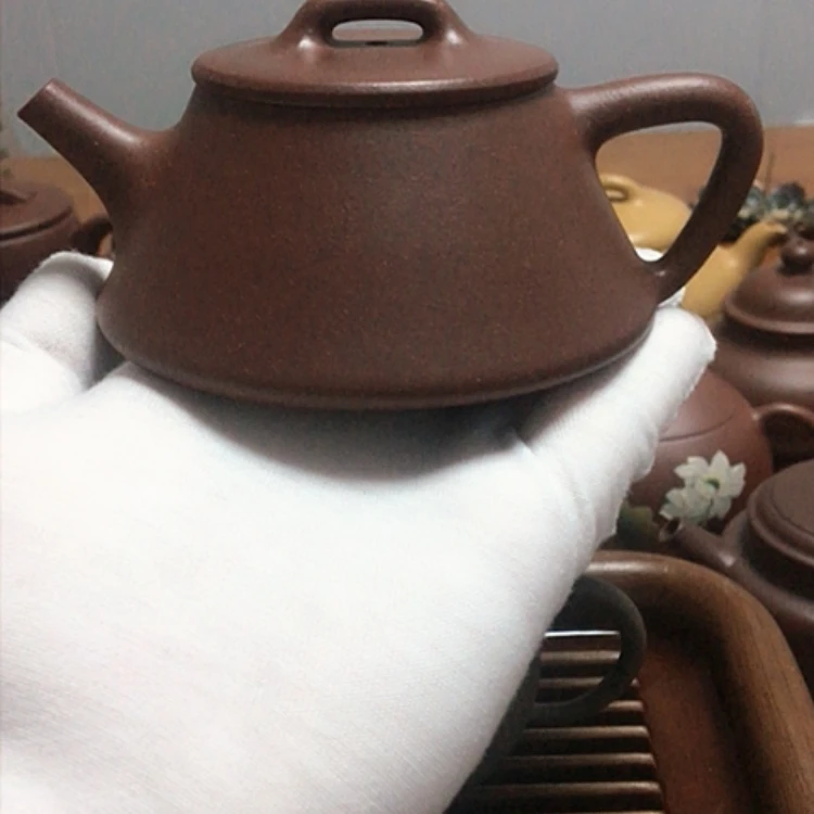 【闪购商品】平底石瓢原矿紫泥