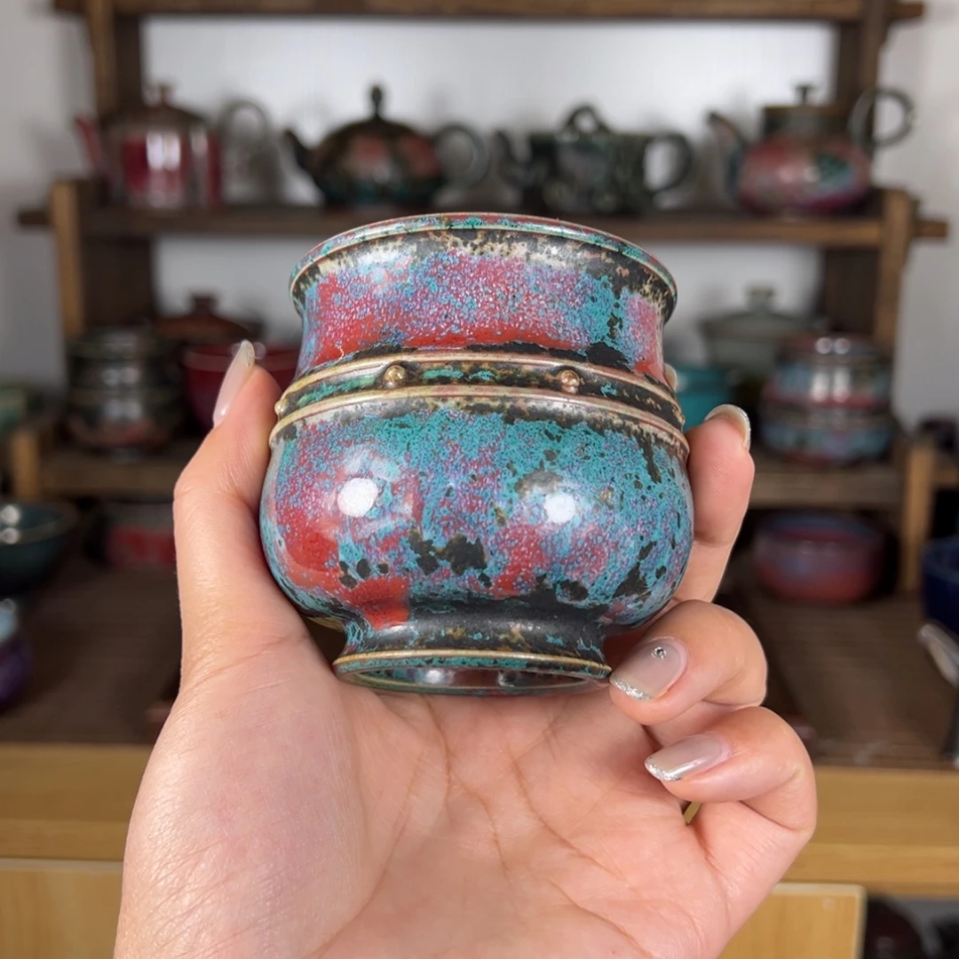 陶摆件李自伟钧瓷 神垕镇原产地