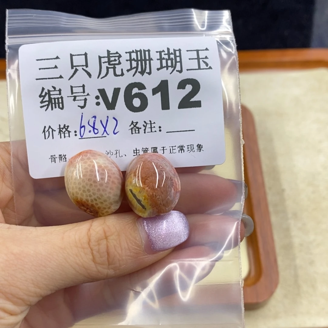 硅化珊瑚（珊瑚玉）未镶嵌1向****?