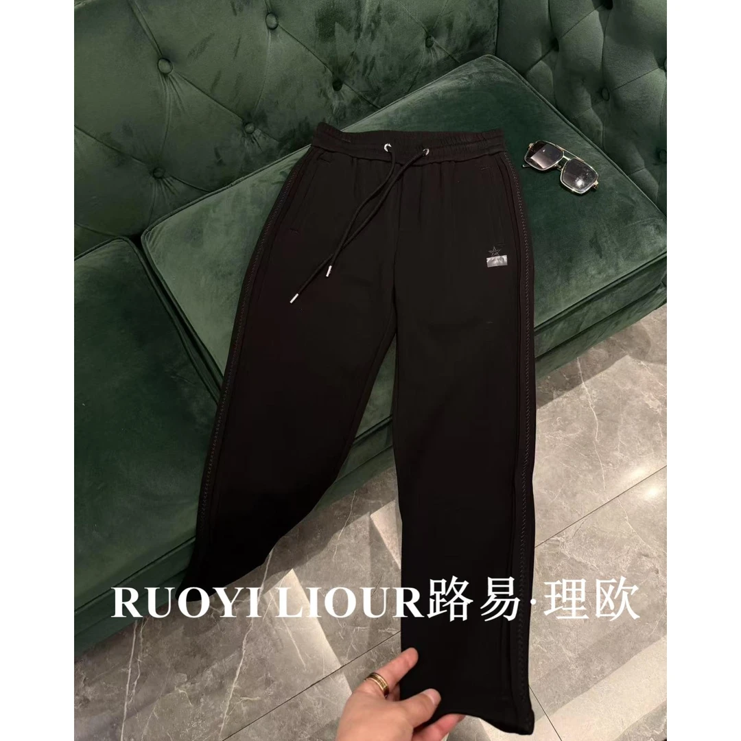 【路易理欧】欧货时尚潮流商务纯色修身冬季百搭休闲裤8189