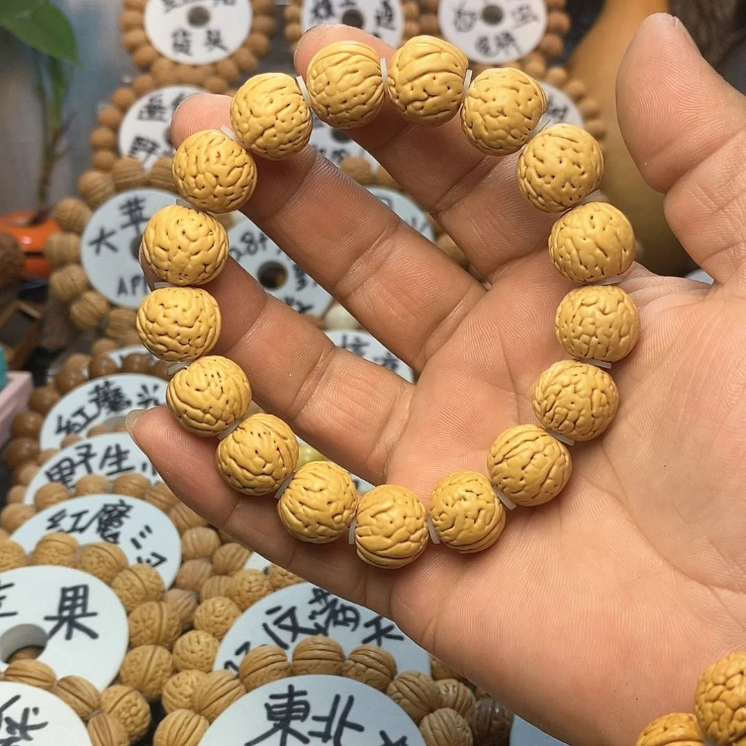 【闪购商品】喜*洋桃核手串金丹手串