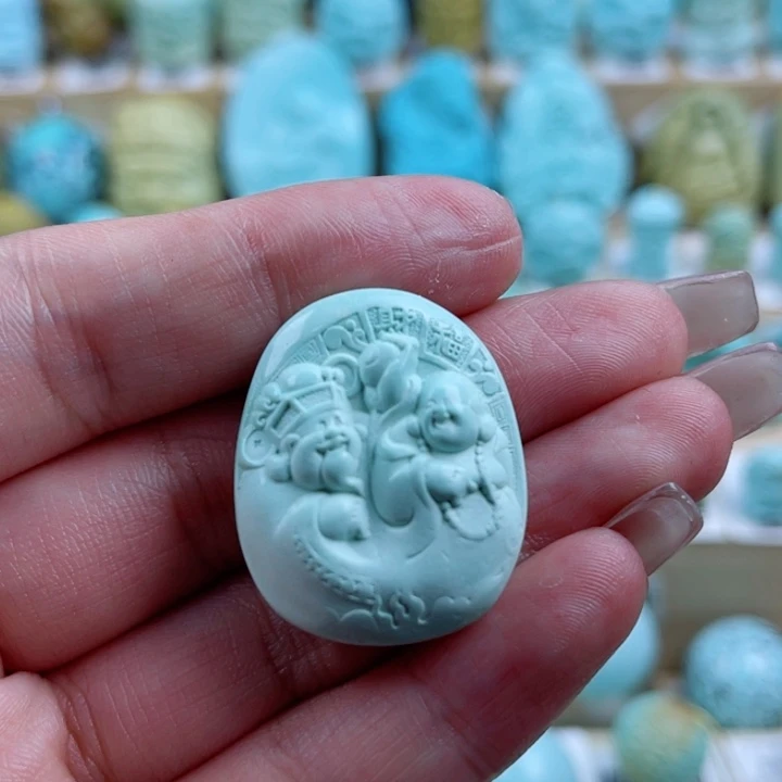 绿松石未镶嵌珠宝奇石