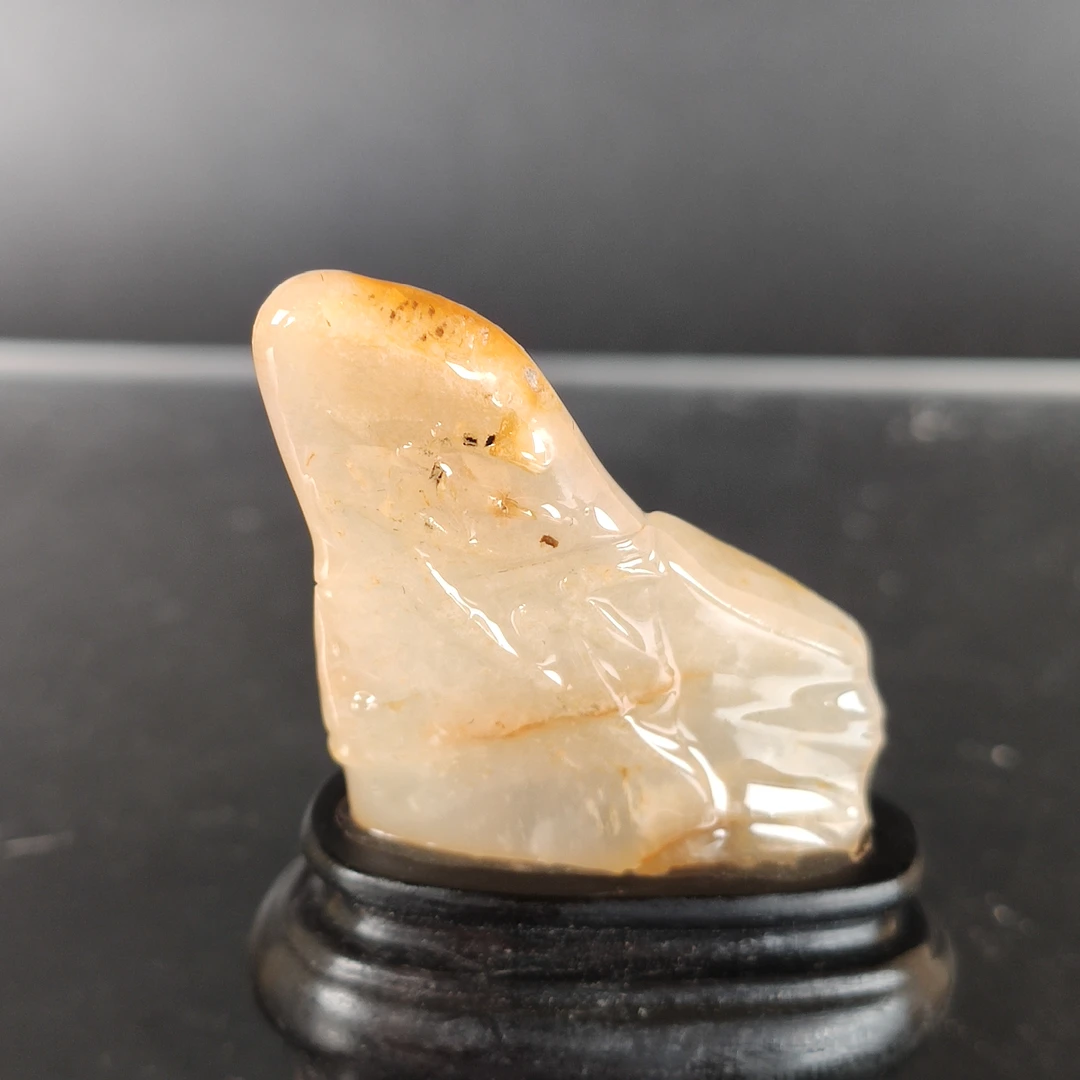 国石/寿山白田石节节高摆件（林斌）/田黄石/ST1263