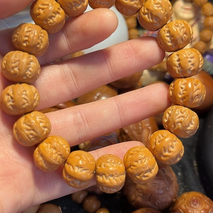 橄榄核手串/手链猴头竟把冷