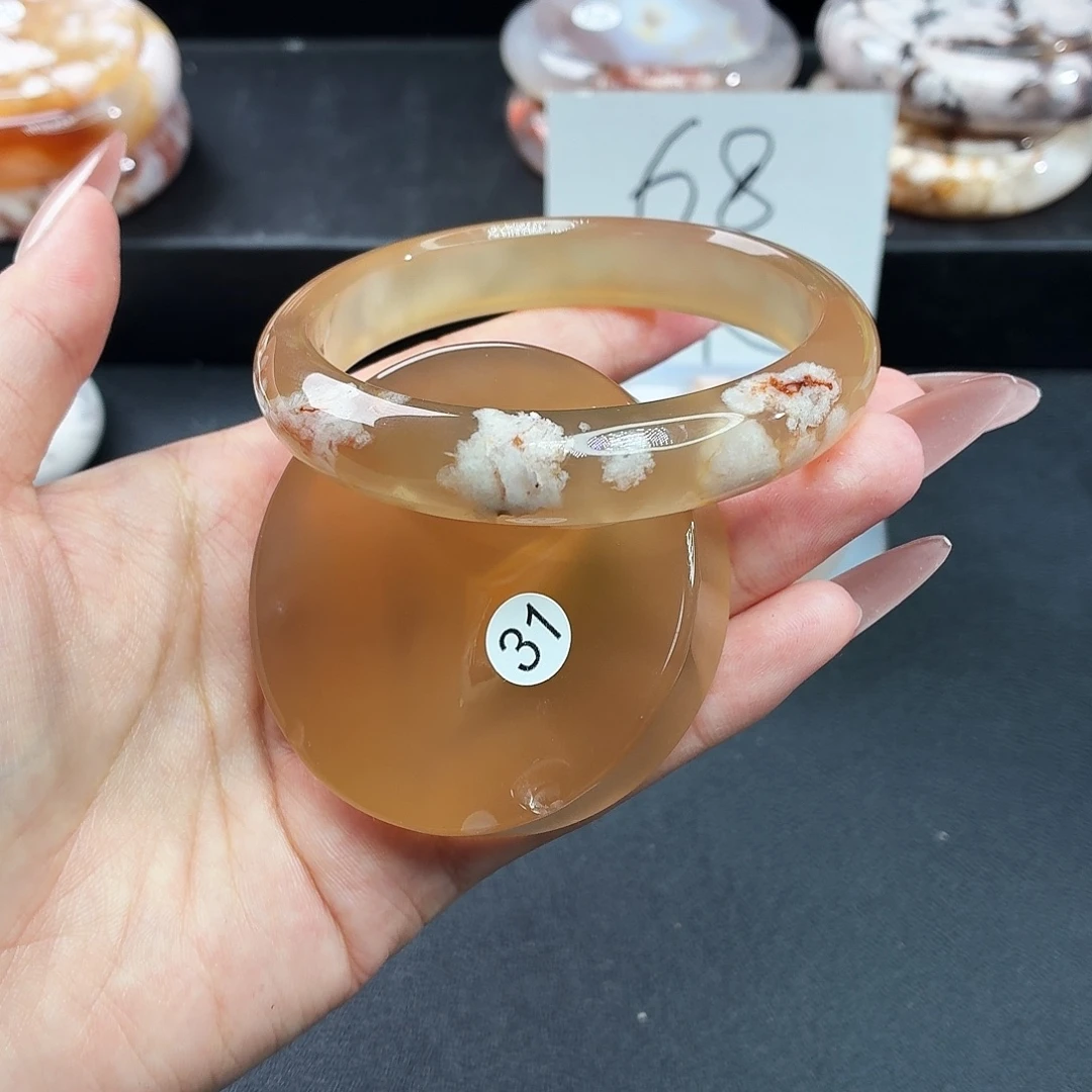 小***果手镯玛瑙/玉髓未镶嵌