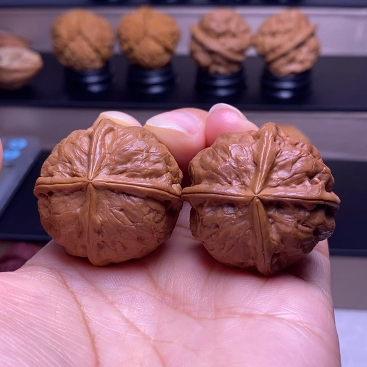 把件文玩核桃四楞68