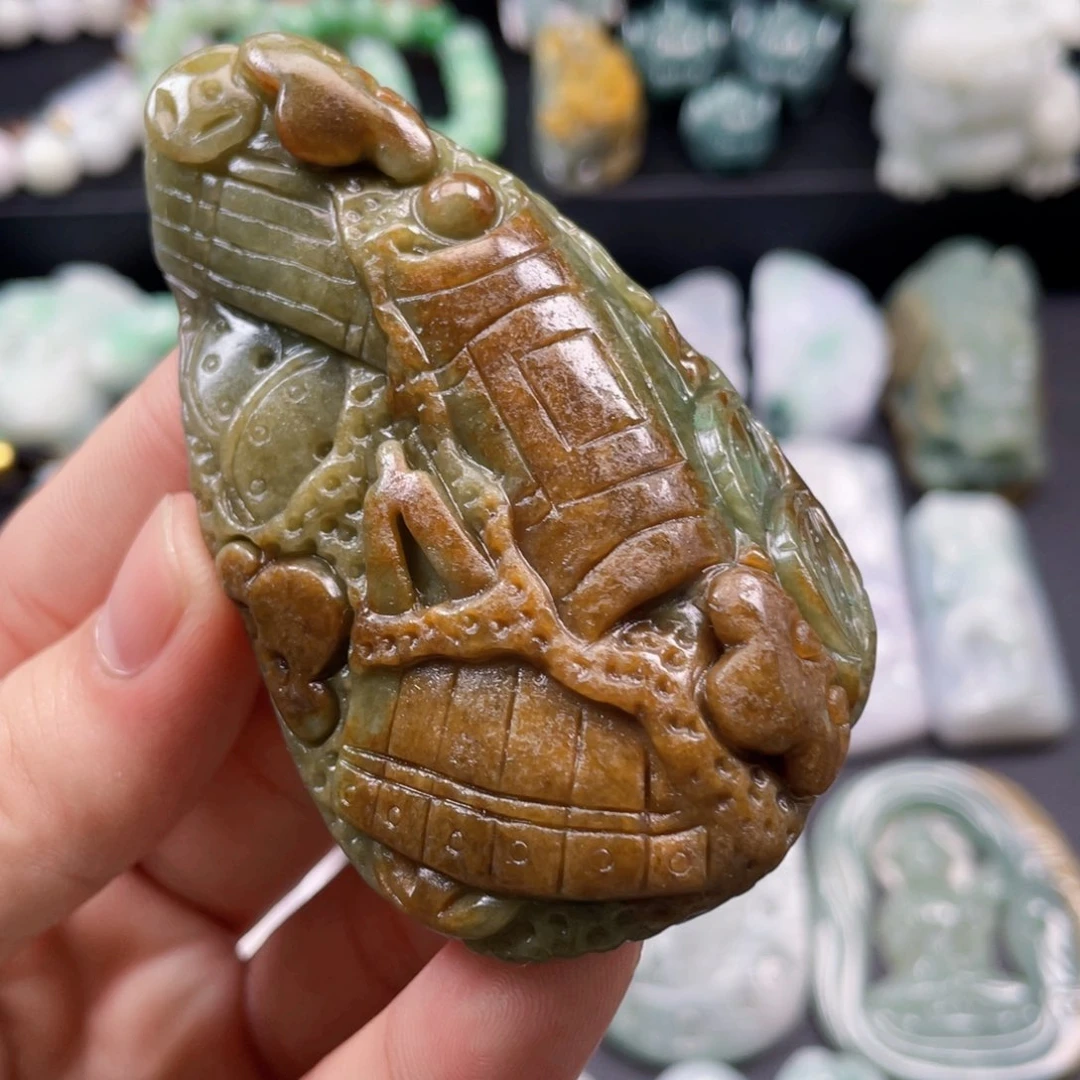 颈饰未镶嵌翡翠翡翠