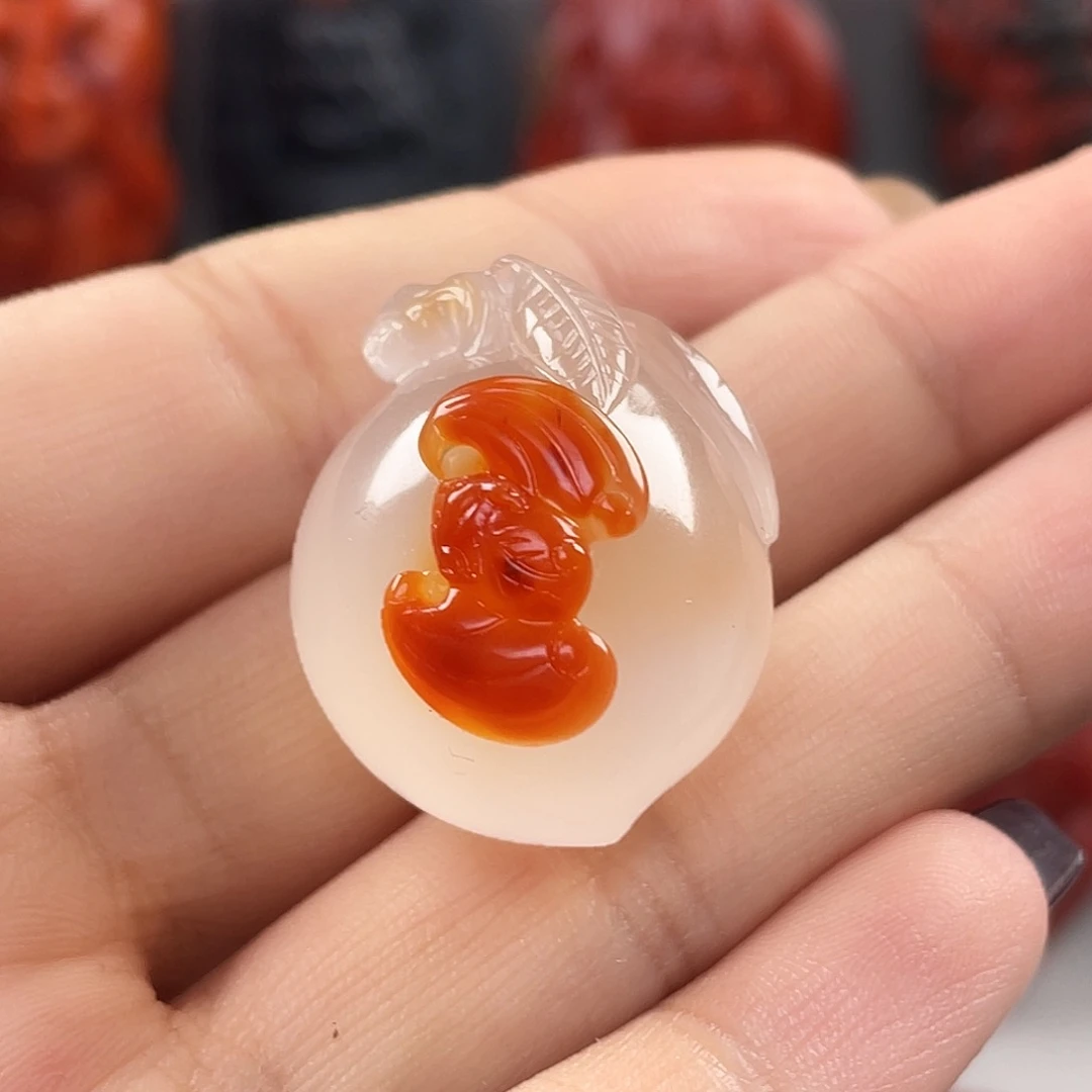 南红玛瑙未镶嵌颈饰