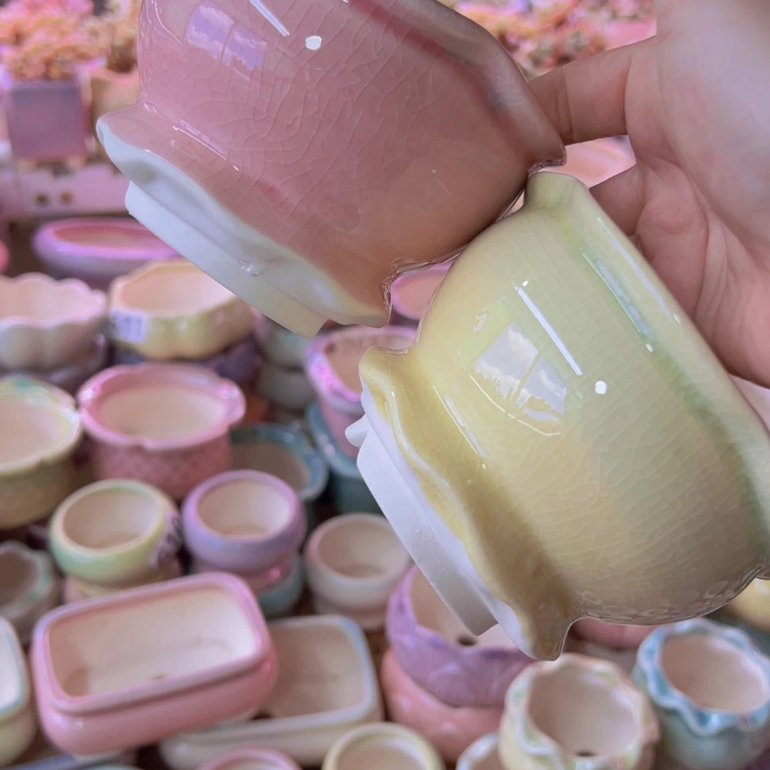 陶瓷花盆当场凑满12包邮