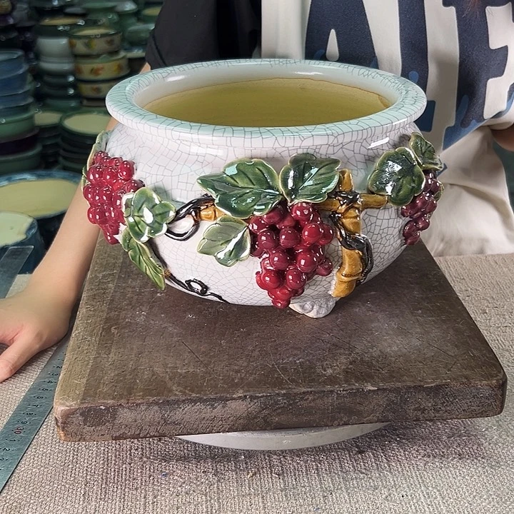 泳坤堂石湾盆陶瓷