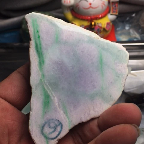 翡翠散珠天然翡翠平安扣可定制