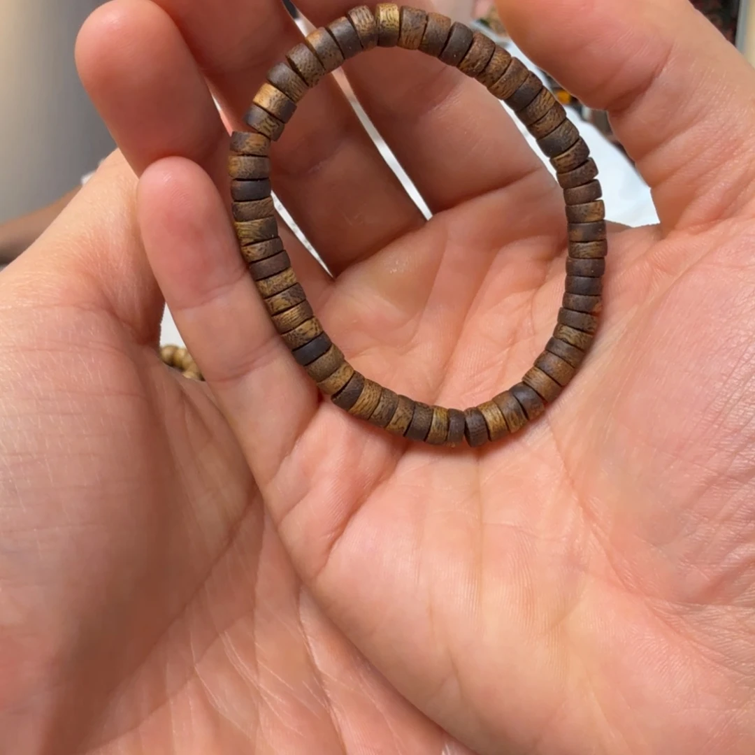 沉香手串高等级 99浮沉 直切6mm叠戴神器
