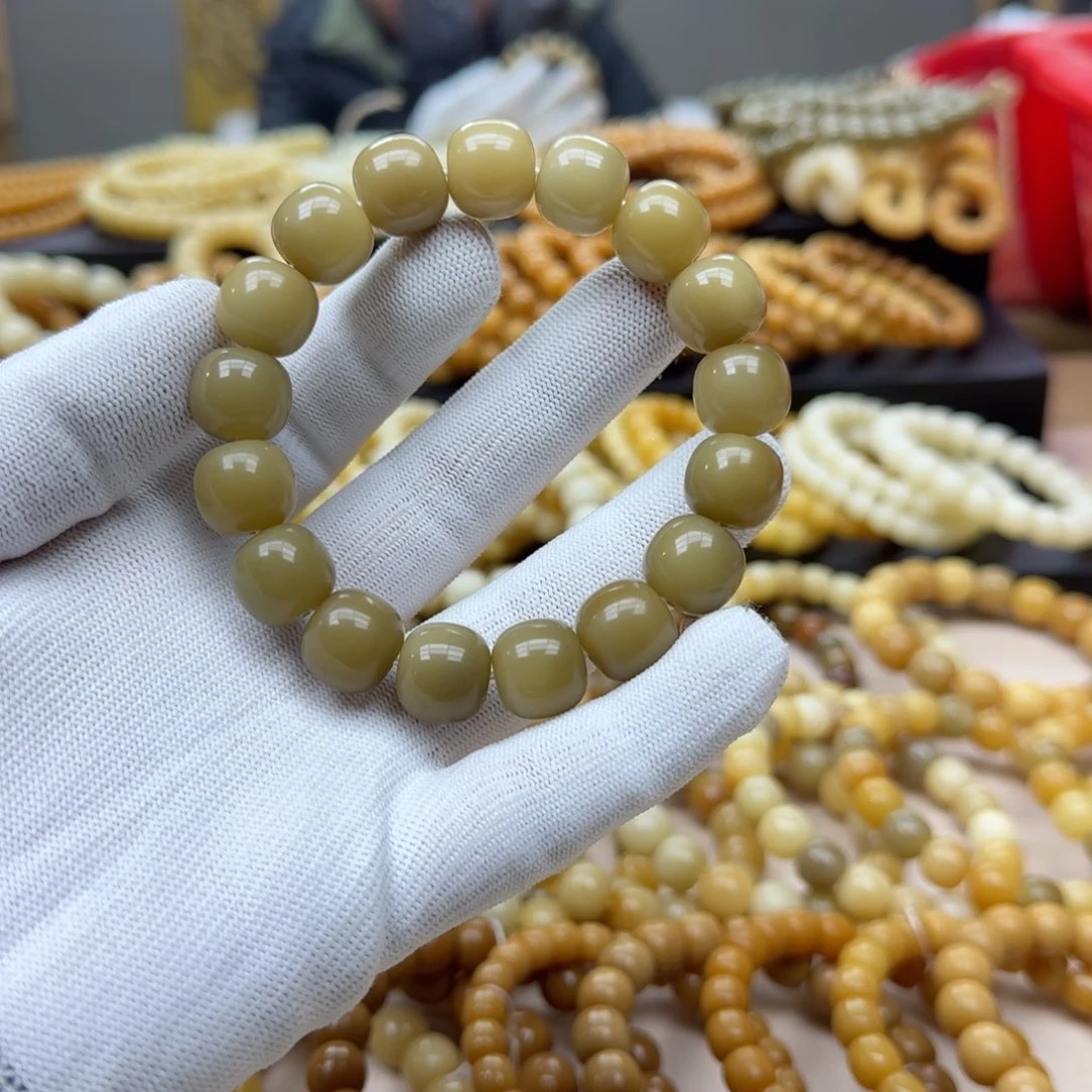 菩提根/象牙果手串13.14 5年 鬼工