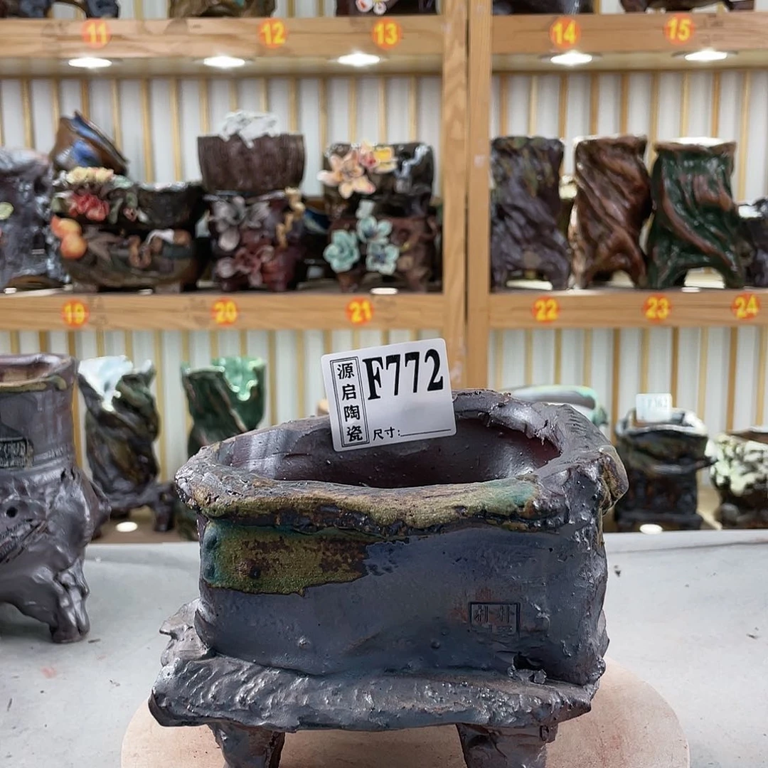 紫砂花盆手工制作默认微瑕772