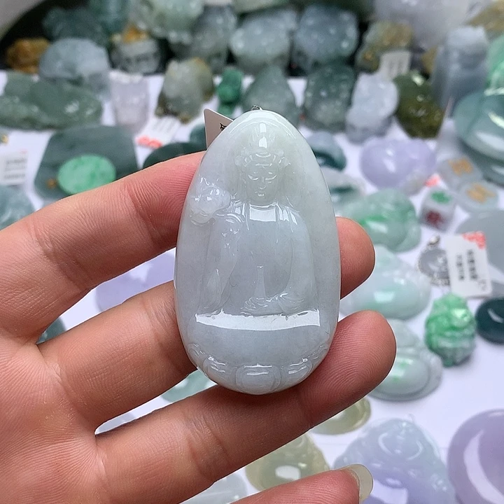 翡翠未镶嵌颈饰天然翡翠