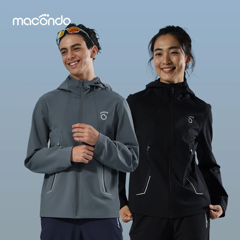 原创单品｜马孔多跑步软壳外套5代防风透湿防泼水抗静电远红外升温