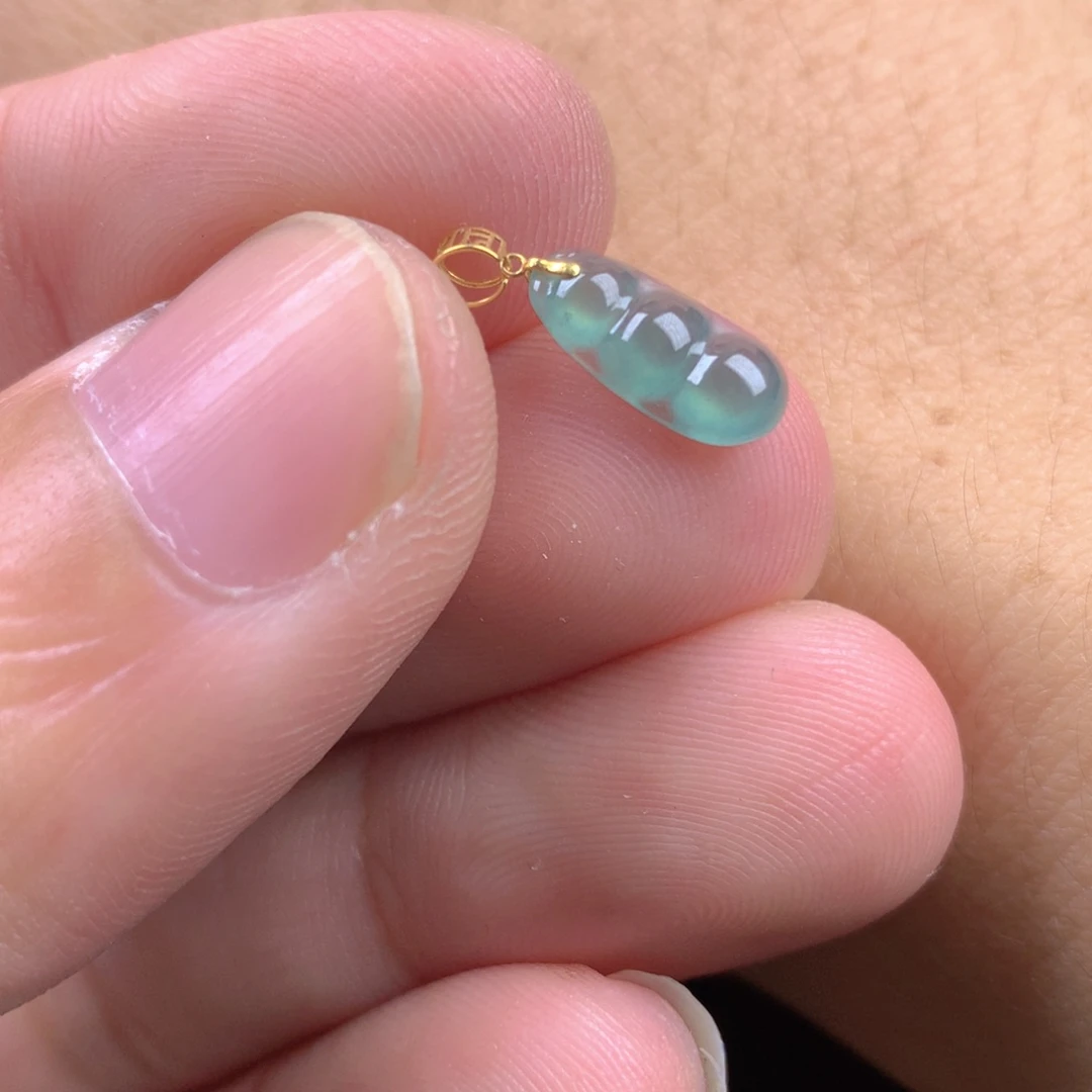 【闪购商品】颈饰18K金镶嵌翡翠翡翠