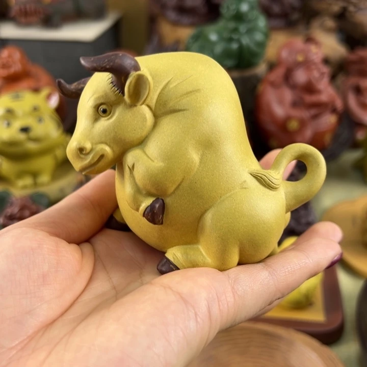 紫砂茶宠紫砂福牛