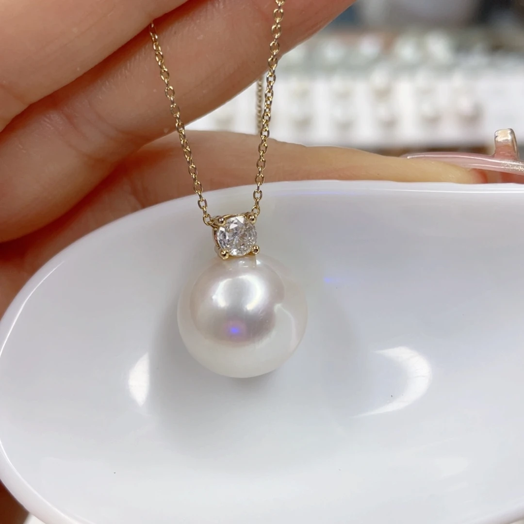 淡水珍珠未镶嵌吊坠(赠链)