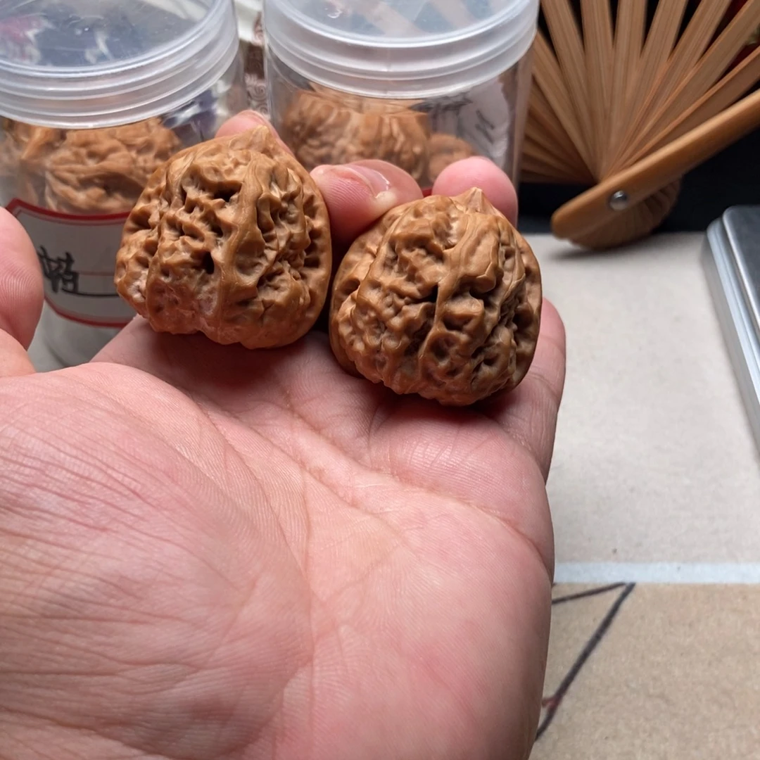 丛***云文玩核桃吊坠40蛙蛙