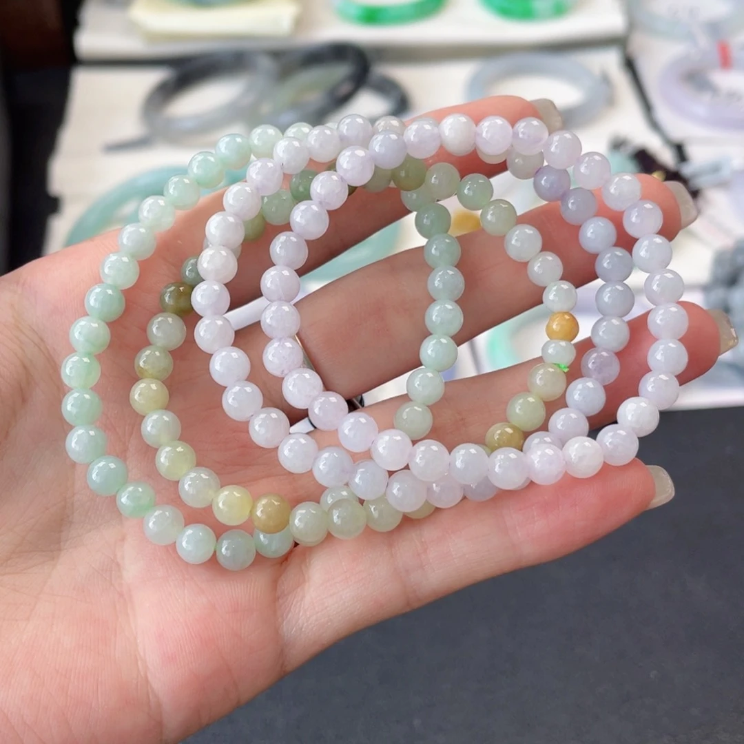 未镶嵌手链翡翠手串