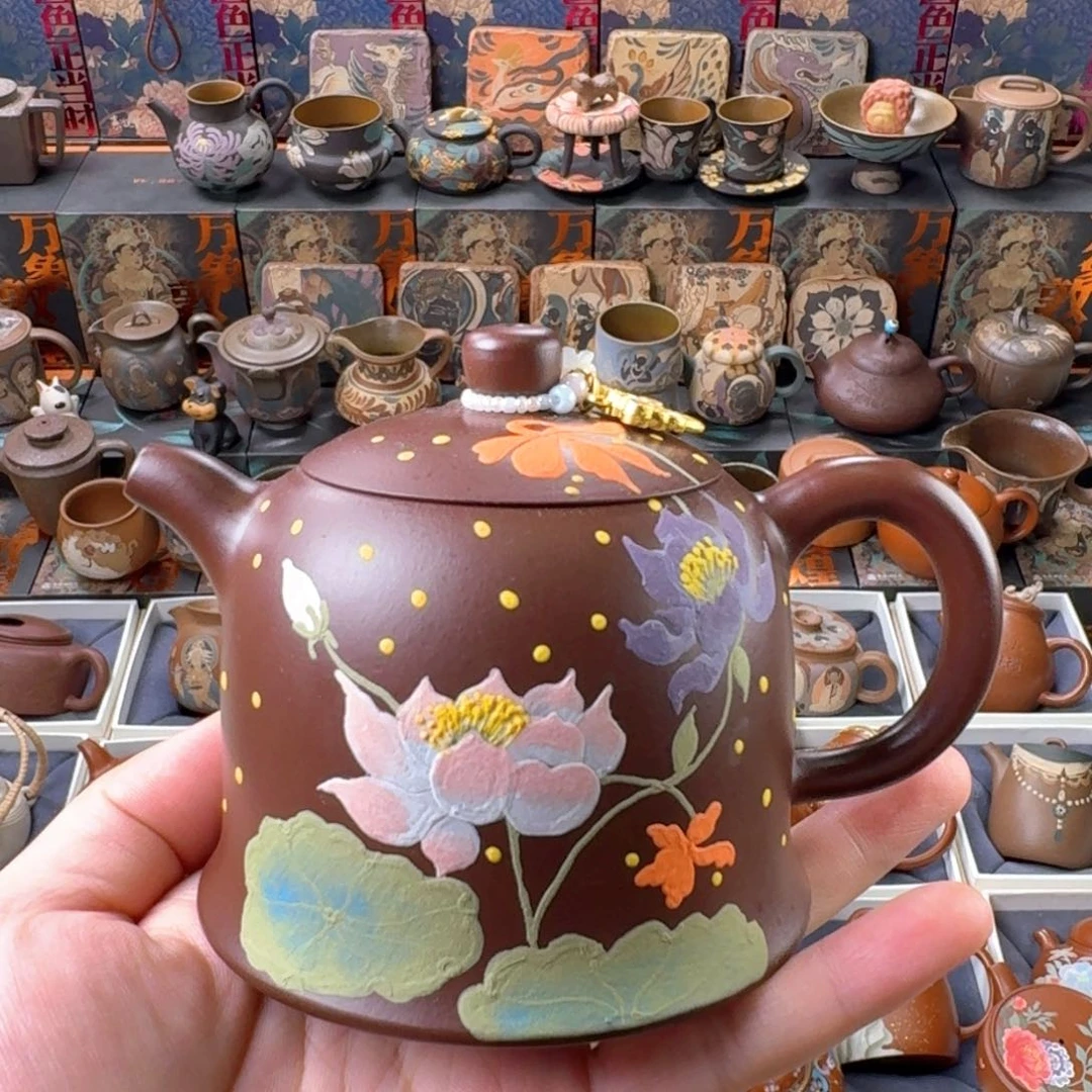 茶壶紫砂220ml原矿精工半手