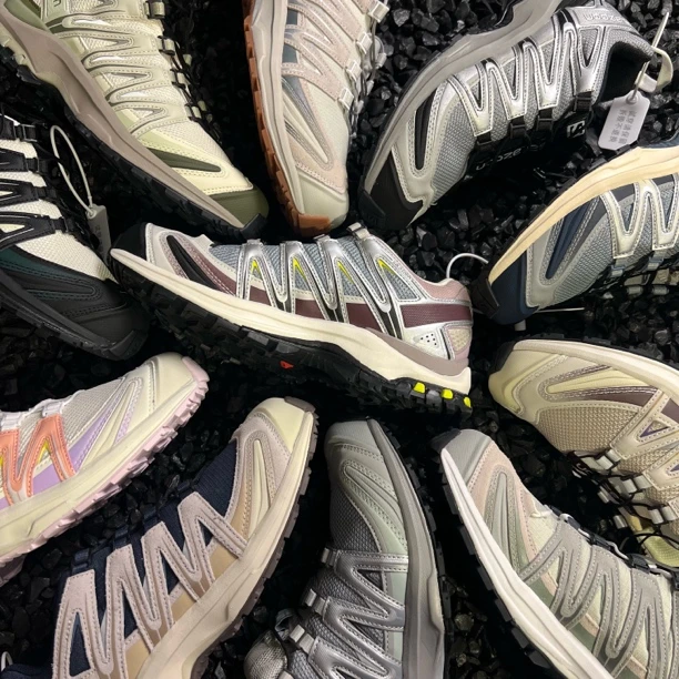 男女款无标平替3D系列透气耐磨低帮户外功能骑行登山跑步鞋沙场灰