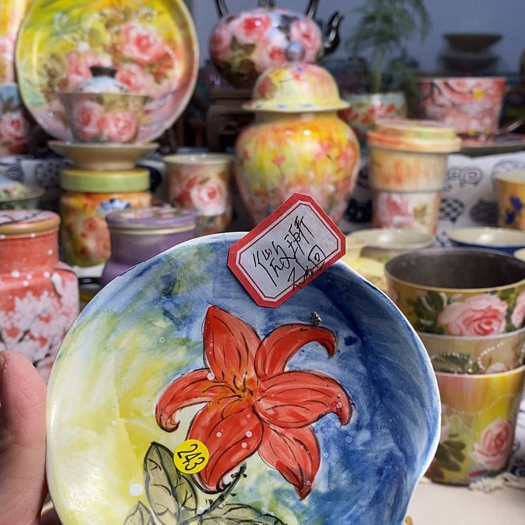 瓷片手绘陶瓷年货节福利多多