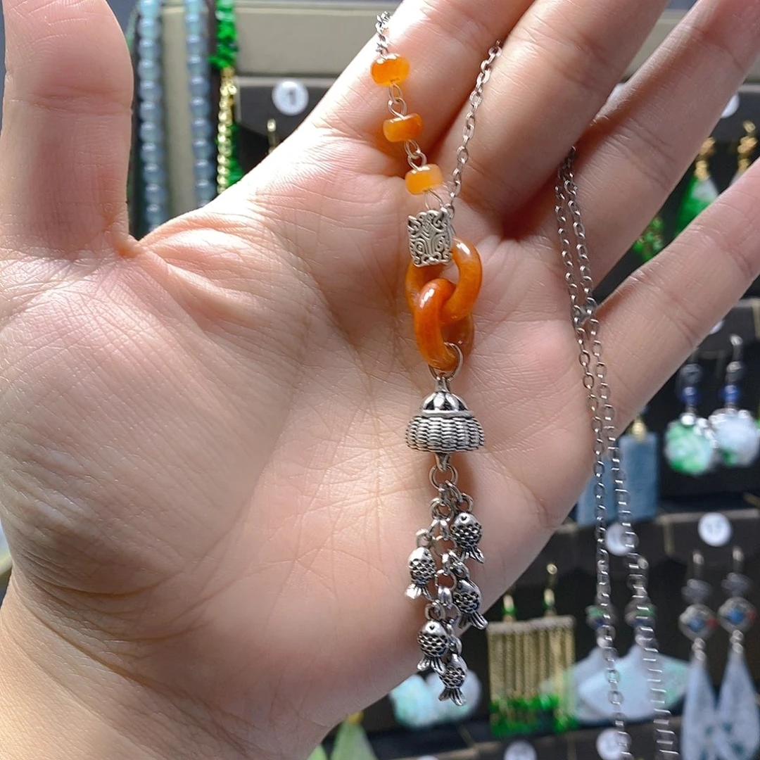 颈饰未镶嵌翡翠翡翠