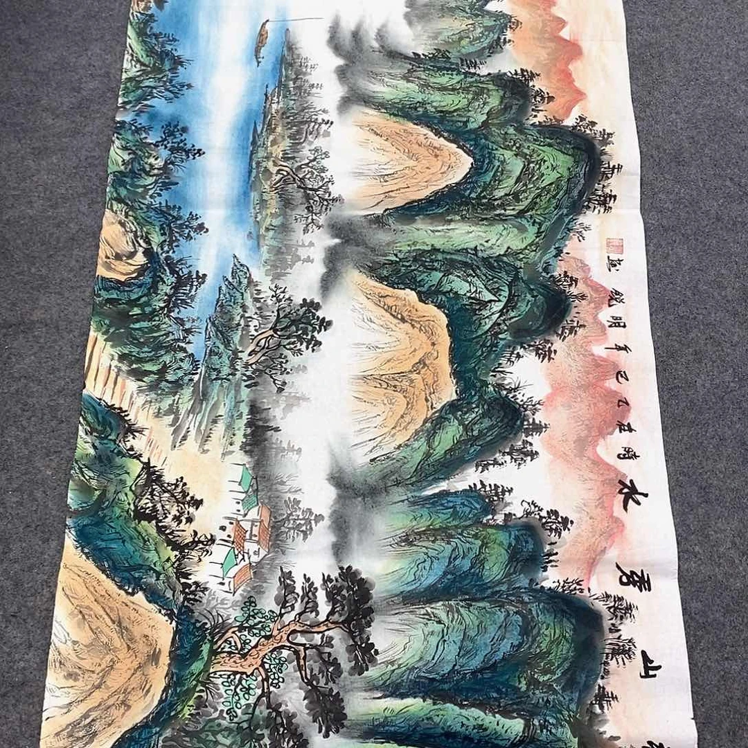 国画国画手绘作品