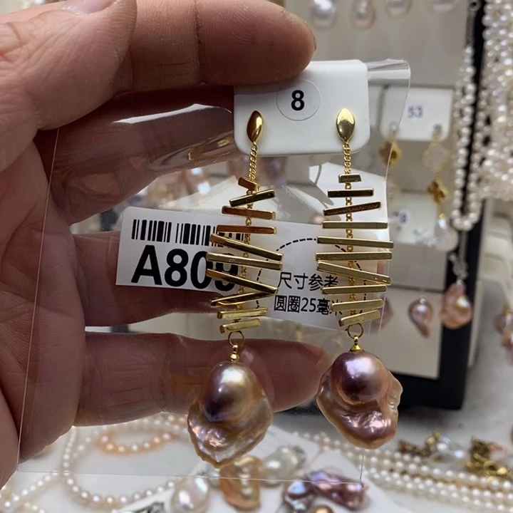 合金淡水珍珠颈饰809