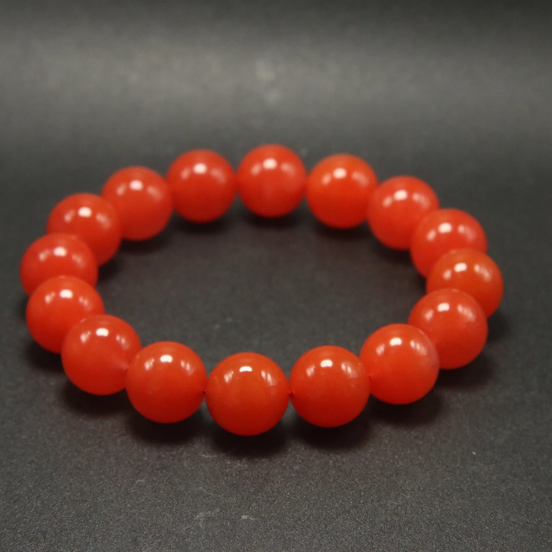 南红微沁手串约14.3mm1814-2678