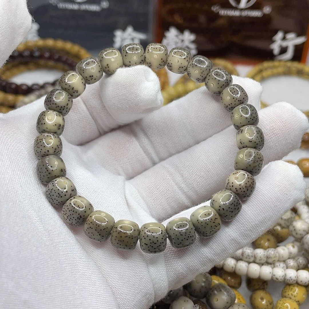 手串星月菩提银标款9✖️8糯冰绿