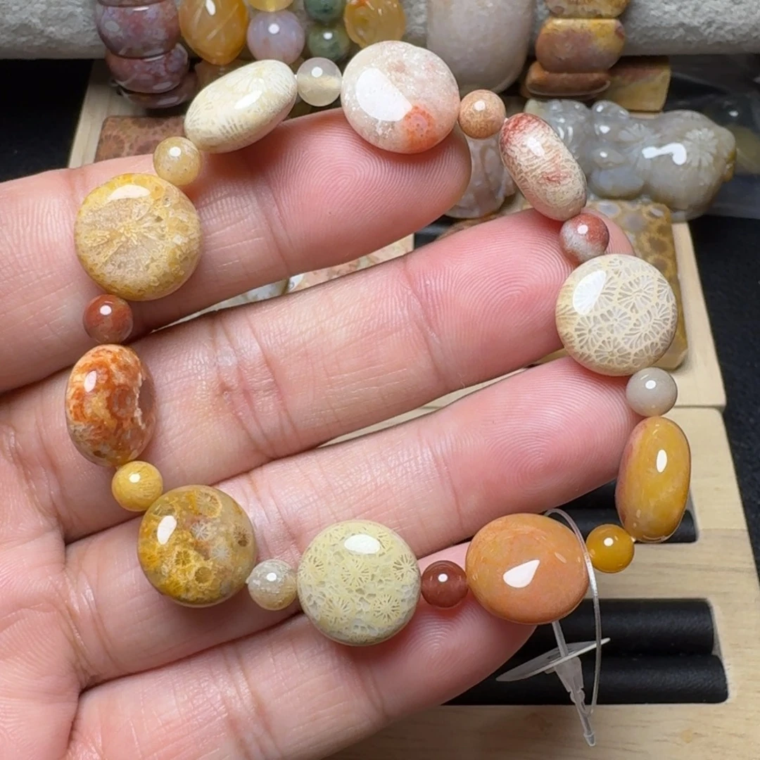 硅化玉未镶嵌纯天然色有机玉石保真色