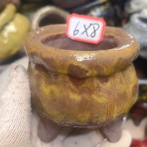 粗陶花盆手工花盆