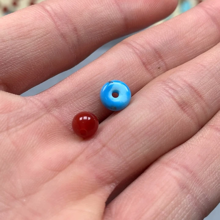 南红玛瑙配饰未镶嵌七**舞