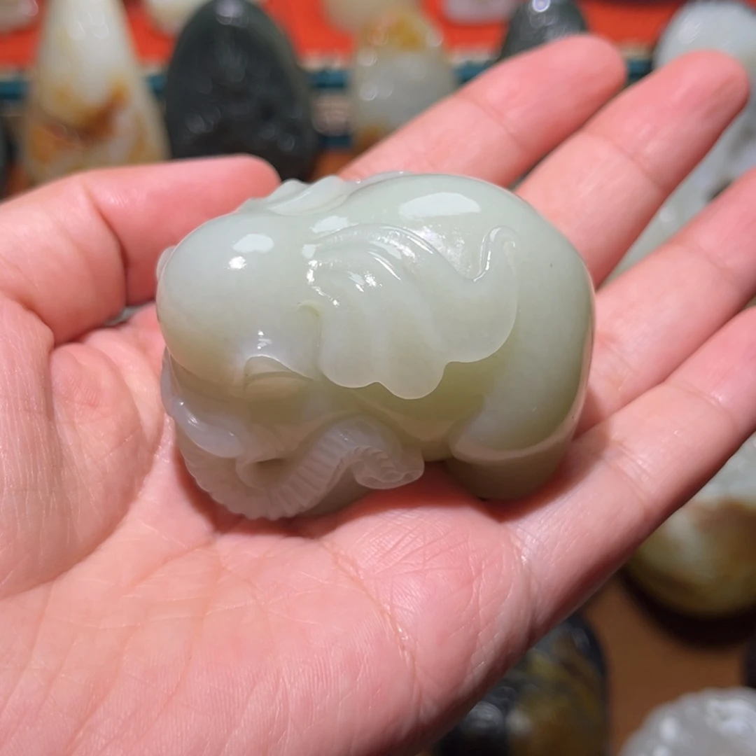 未镶嵌和田玉把件想**楚