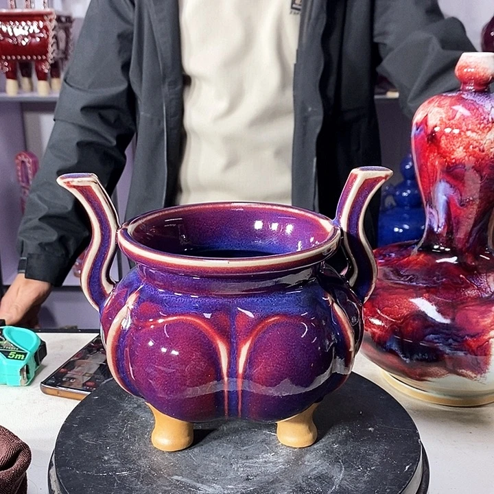 瓷片中国神垕精品钧瓷